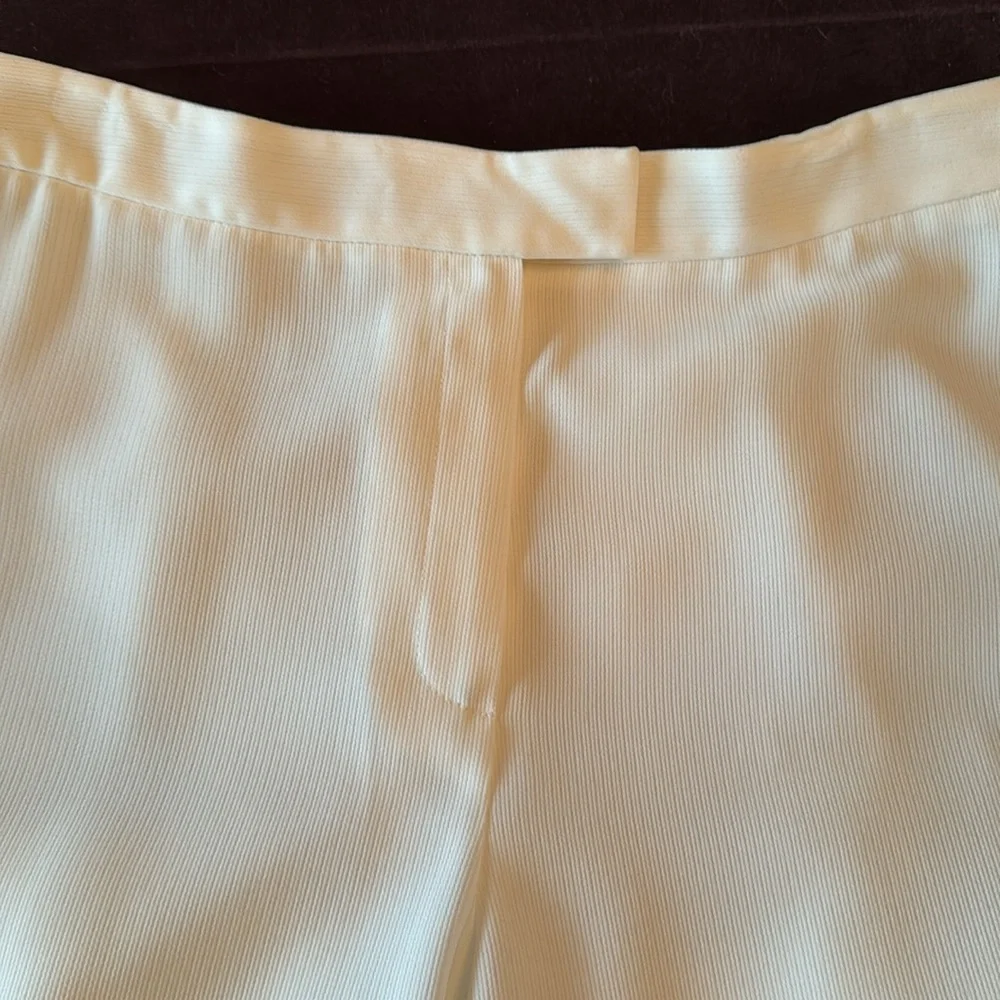 Brand New Jones New York White Lined Slacks - Picture 7 of 14